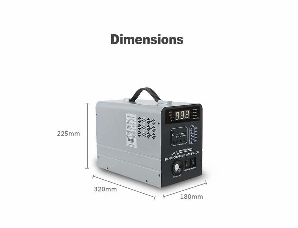 200W 300W 500W 600W 1kw 2kw 3kw 4kw 5kw Solar & Home & Car Charging Camping Solar Power Bank for Outdoor Picnic off Grid Solar System