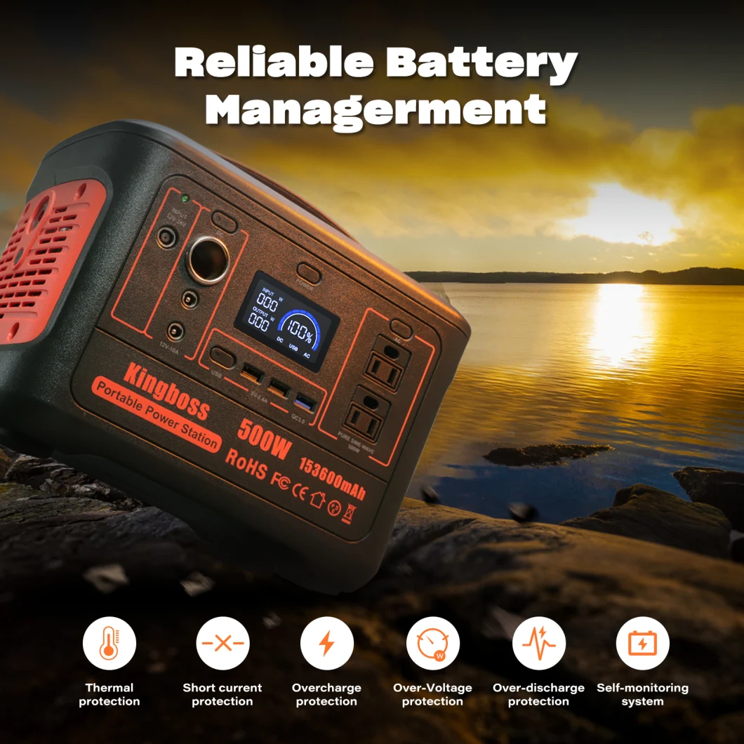 600W/568wh Portable Power Station Original Manufacturer Custom Brand Portable Power Station