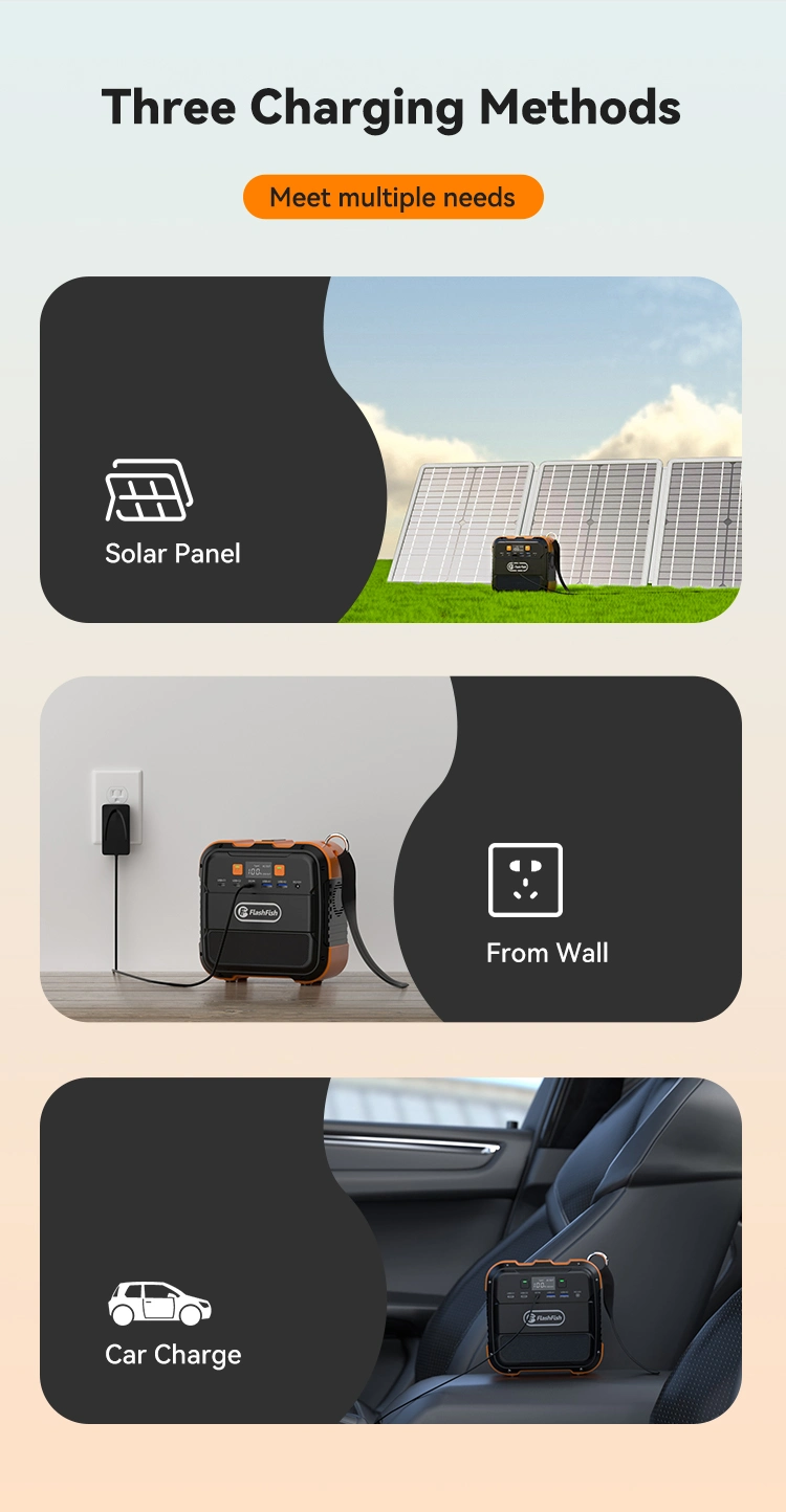 Wholesale OEM 100W Portable Solar System Power Station for System Camping Portable Energy Storage Supply