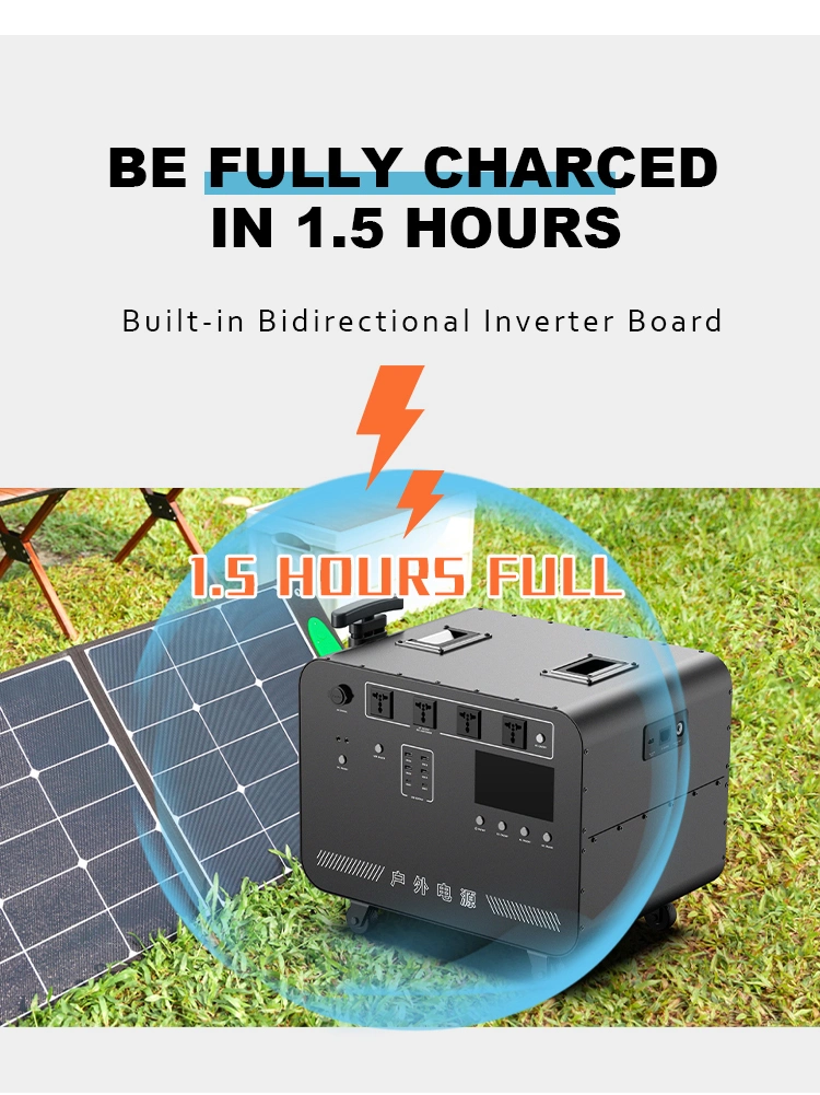 Multifunctional Portable Energy Storage Power Supply 220V 110V 500W 1000W 2000W 3000W 5000W Portable Power Station for Outdoor