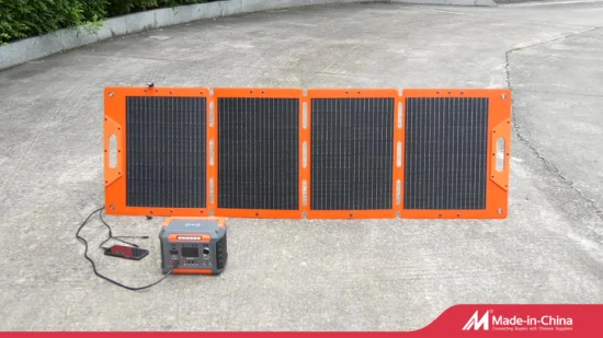 Großhandel tragbares 120W 18V faltbares Solarpanel für Camping-Kraftwerk-Batterie-Handy-Ladegerät-Energien-Bank