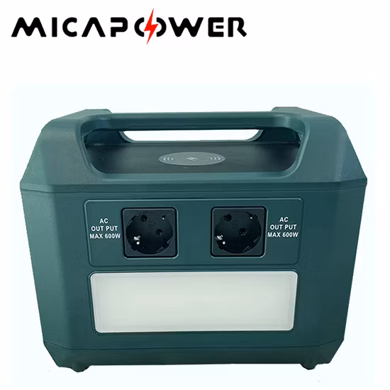 600 W AC DC Typ-C Batterie-Backup-Stromversorgung, Lagerung, Outdoor, Camping, Heimgebrauch, tragbares Notfall-Kraftwerk